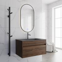 База под раковину Chiara 800 подвесная, 1 выкатной ящик soft-close, C.Oak