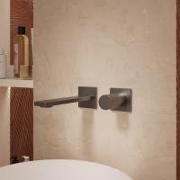 Смеситель для раковины Alto VBFW-6AL1GM встраиваемый, вороненая сталь