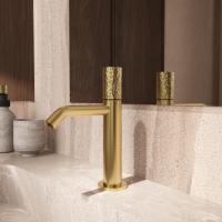 Смеситель для раковины Aura VBF-6AU1BG, брашированное золото