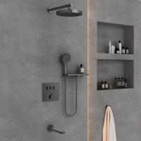 Душевой комплект VSFW-431I2RGM встраиваемый, вороненая сталь