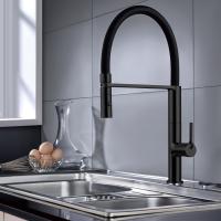 Смеситель для кухни Vincea VKF-114MB, черный