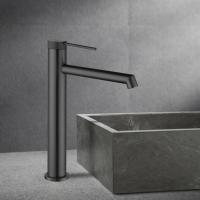 Смеситель для раковины VBF-2RM2GM однорычажный, вороненая сталь