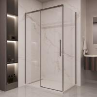 Душевой уголок Stella VSR-1ST8011CLGM, 1100*800, вороненая сталь, стекло прозрачное Душевой уголок Stella VSR-1ST8011CLGM, 1100*800, вороненая сталь, стекло прозрачное