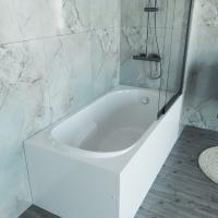 Ванна акриловая Vincea VBT-2A150-LG с ножками 1500*750*470, пристенная, цвет белый