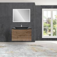 База под раковину Mia 800 подвесная, 2 выкатных ящик soft close, V.Oak