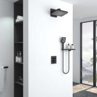 Душевой комплект Inspire VSFW-3I21MT4RMB встраиваемый, термостатический, двухрежимный, черный