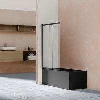 Душевая шторка на ванну VSB-1E100CLB, 1000*1450, матовый черный, стекло прозрачное Душевая шторка на ванну VSB-1E100CLB, 1000*1450, матовый черный, стекло прозрачное