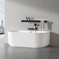 Ванна акриловая Vincea VBT-706-1700, 1700*800*585, цвет белый, щелевой перелив, слив белый