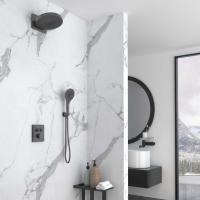 Душевой комплект Inspire VSFW-3I21MT1GM встраиваемый, термостат, двухрежимный, вороненая сталь