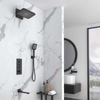 Душевой комплект Inspire VSFW-433TI4MB встраиваемый, термостатический, трехрежимный, черный