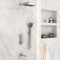 Душевой комплект VSFW-433T1CH встраиваемый, термостатический, трехрежимный, хром