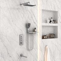 Душевой комплект VSFW-431T1RCH встраиваемый, термостатический, трехрежимный, хром