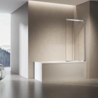 Душевая шторка на ванну VSB-6E900CL-R, 900*1400, хром, стекло прозрачное, правая