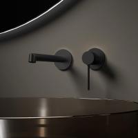 Смеситель для раковины Rim VBFW-2RM1MB встраиваемый однорычажный, черный матовый