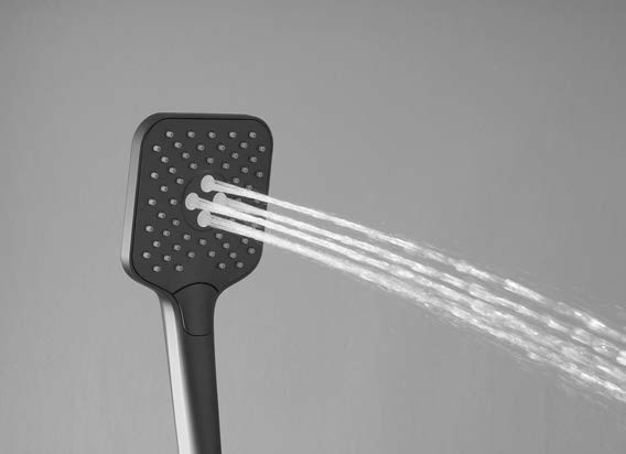 Душевая стойка Cube VSFS-1C1CH с изливом, хром