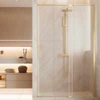 Душевая дверь Экстенза (Extenza) VDP-4EX9010CLG, 900/1000, брашированное золото, стекло прозрачное