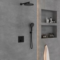 Душевой комплект VSFW-4212MB встраиваемый, двухрежимный, черный