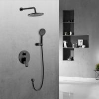 Душевой комплект Esse VSFW-1E1MB, встраиваемый, 2 режима, регулятор давления, черный