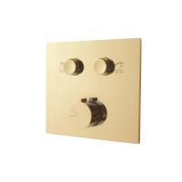Встраиваемый смеситель для душа VSCV-421BG4 двухфункциональный, брашированное золото