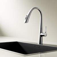 Смеситель для кухни Vincea VKF-176CH, хром