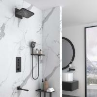 Душевой комплект Inspire VSFW-433TI4RMB встраиваемый, термостатический, трехрежимный, черный