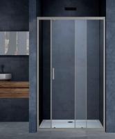 Душевая дверь Alpha VDS-3AL110CLGM, 1100, вороненая сталь, стекло прозрачное Душевая дверь Alpha VDS-3AL110CLGM, 1100, вороненая сталь, стекло прозрачное