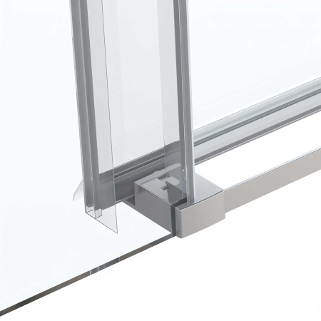 Душевой уголок Комо Софт (Como Soft) VSR-1CS1013CL, 1300*1000, хром, стекло прозрачное