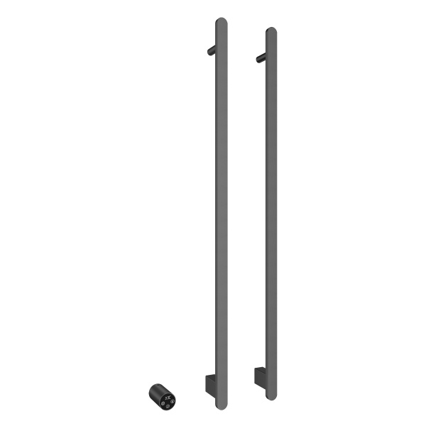 Полотенцесушитель электрический Vincea VTD-2VT1GM, вороненая сталь, таймер