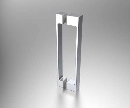 Душевой уголок Альфа (Alpha) VSS-3AL900CL, 900*900, хром, стекло прозрачное