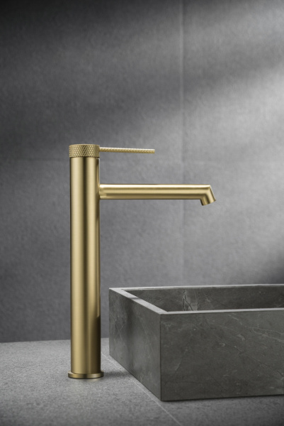 Смеситель для раковины VBF-2RM2BG однорычажный, брашированное золото