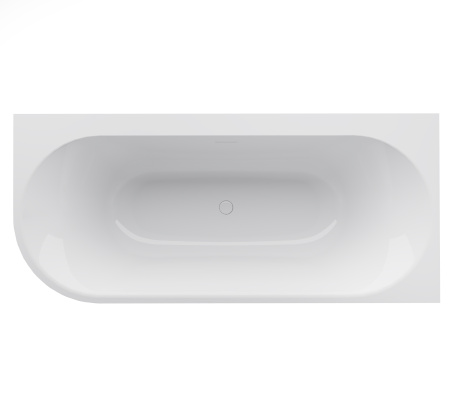 Ванна акриловая Vincea VBT-704-1800-R, 1800*800*585, цвет белый, правая, щелевой перелив, слив белый