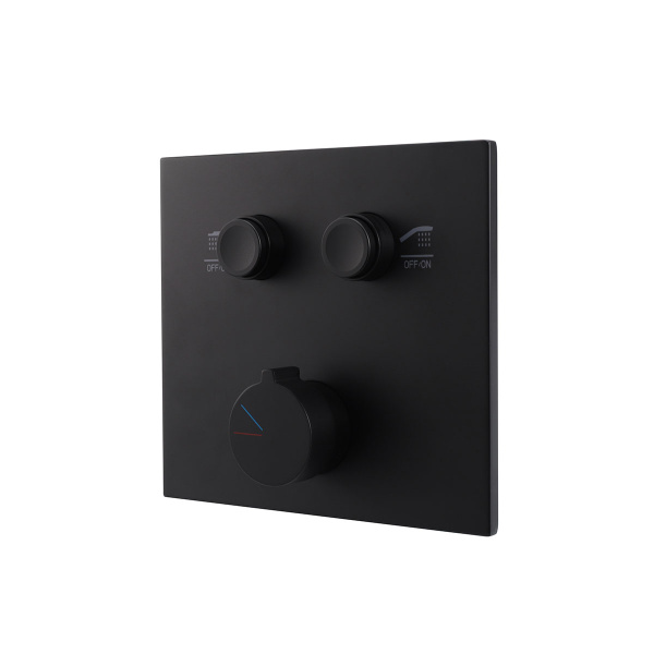 Душевой комплект VSFW-4211MB встраиваемый, двухрежимный, черный