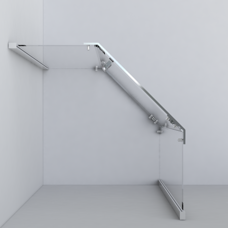 Душевой уголок Stresa VSP-1S100CL, 1000*1000, хром, стекло прозрачное 