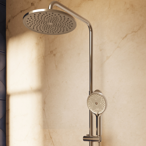 Душевая стойка Феерие (Feerie) VSFS-5FE1CH с изливом, хром