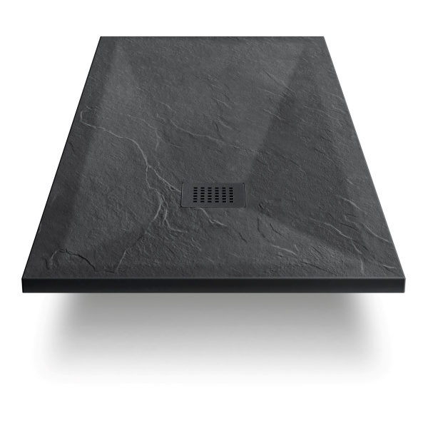 Поддон для душа из искусственного камня VST-4SR9012A, 1200*900*25, антрацит Поддон для душа из искусственного камня VST-4SR9012A, 1200*900*25, антрацит