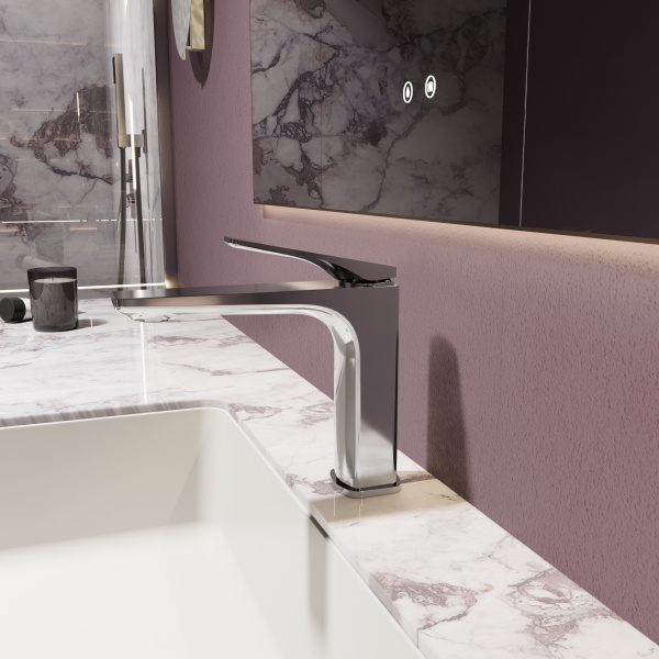 Смеситель для раковины Puro VBF-5P01CH, хром