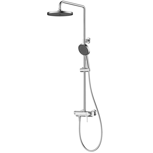 Душевая стойка ТГ (TG) VSFS-5TG1CH с изливом, хром