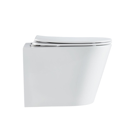 Унитаз подвесной Piatti VT1-11T Tornado, цвет белый, ультратонкое soft-close сиденье