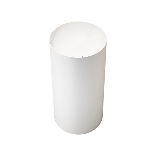 Раковина из искусственного камня Vincea VBS-6SP01MW, 400*400*850, напольная, цвет белый матовый Раковина из искусственного камня Vincea VBS-6SP01MW, 400*400*850, напольная, цвет белый матовый