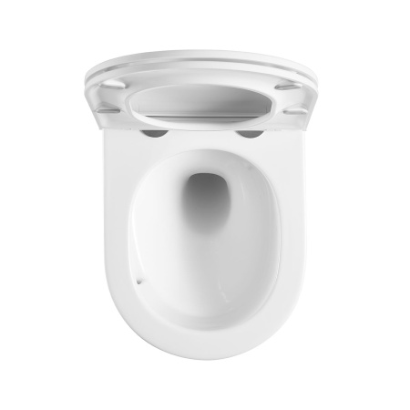 Унитаз подвесной Bien VT1-51T Tornado, цвет белый, ультратонкое soft-close сиденье