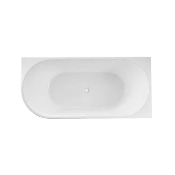 Ванна акриловая Vincea VBT-402-1600R, 1600*750*580, цвет белый, правая, щелевой перелив