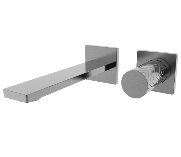 Смеситель для раковины Alto VBFW-6AL1GM встраиваемый, вороненая сталь
