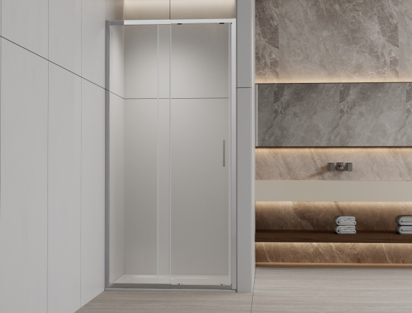 Душевая дверь Rapid-N VDS-3RN11/12CL, хром, стекло прозрачное