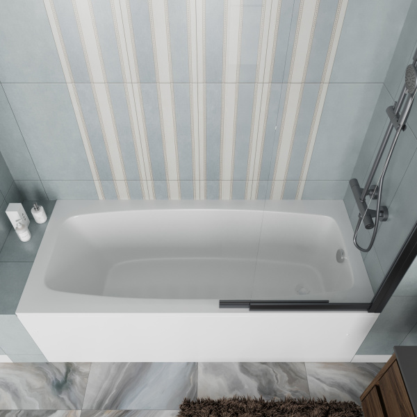 Ванна акриловая Vincea VBT-2S170-LG с ножками 1700*750*440, пристенная, цвет белый