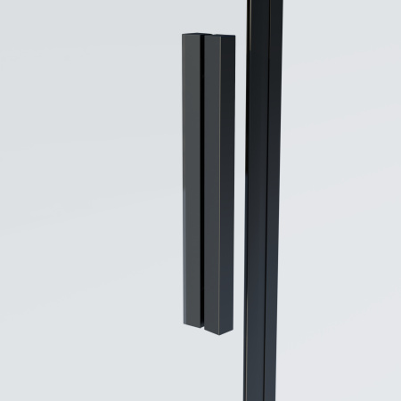 Душевой уголок Софт 2 (Soft 2) VSR-3SO28010CLB, 1000*800, черный, стекло прозрачное