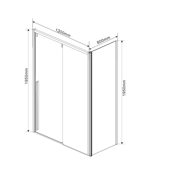 Душевой уголок Lugano VSR-1L8013CLB-1, 1300*800, черный, стекло прозрачное Душевой уголок Lugano VSR-1L8013CLB-1, 1300*800, черный, стекло прозрачное