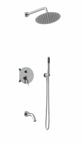 Душевой комплект Villa VSFW-1VL3CH встраиваемый, 3 режима, хром