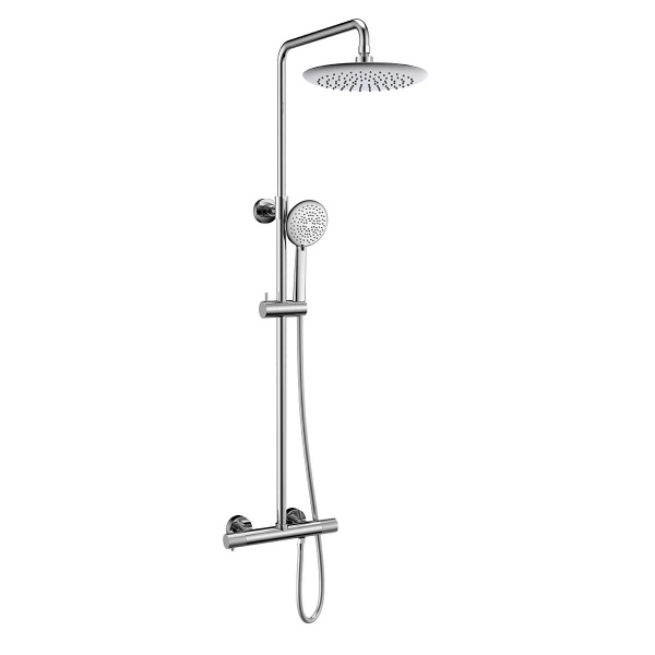 Душевая стойка Desire VSFS-1D0TCH термостатическая без излива, 25см верх душ, хром