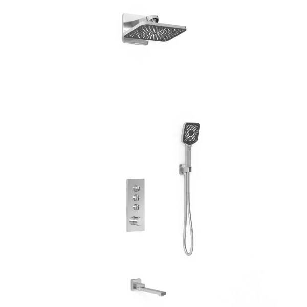 Душевой комплект Inspire VSFW-433TI4CH встраиваемый, термостатический, трехрежимный, хром