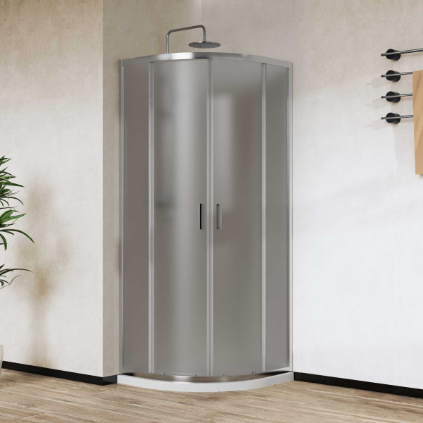 Душевой уголок City VSQ-5CT900MT, 900*900, хром, стекло текстурное Душевой уголок City VSQ-5CT900MT, 900*900, хром, стекло текстурное